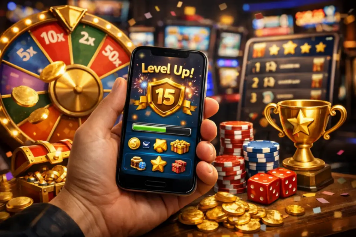 Gamificação em casinos: como as mecânicas de jogo mantêm os jogadores